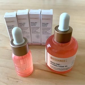 Biossance Squalane + Vitamin C Rose Oil 6 Piece Lot